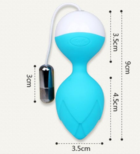 Deluxe Silikon Doppelfunktion ben wa Ball Smart-Ball Bullet Vibrator Ei Vibroei mit 10 Funktionen
