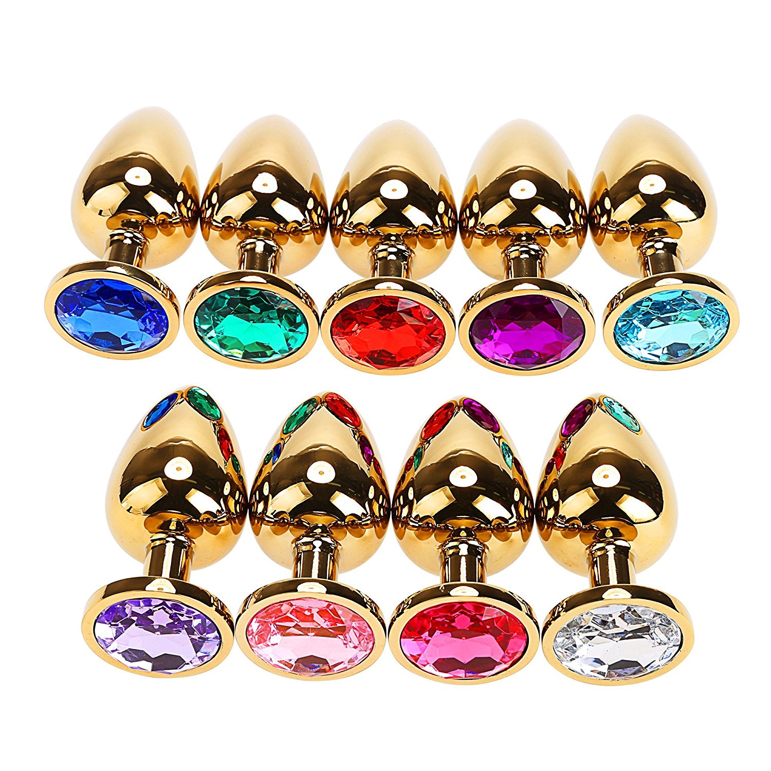 Greenpinecone® Klein + Medium + Groß Set fetisch Masturbation Sex Spielzeug Metall Anal Butt