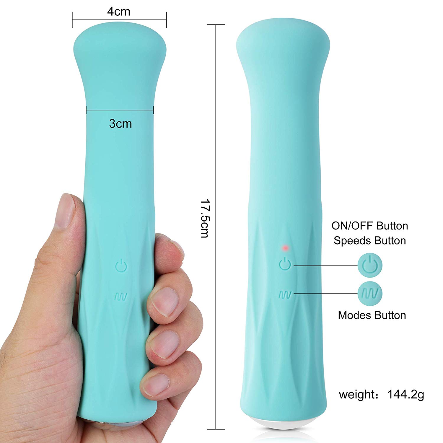 Greenpinecone Silikon Klassische Vibrator for Anal, G-Punkt，Klitoris