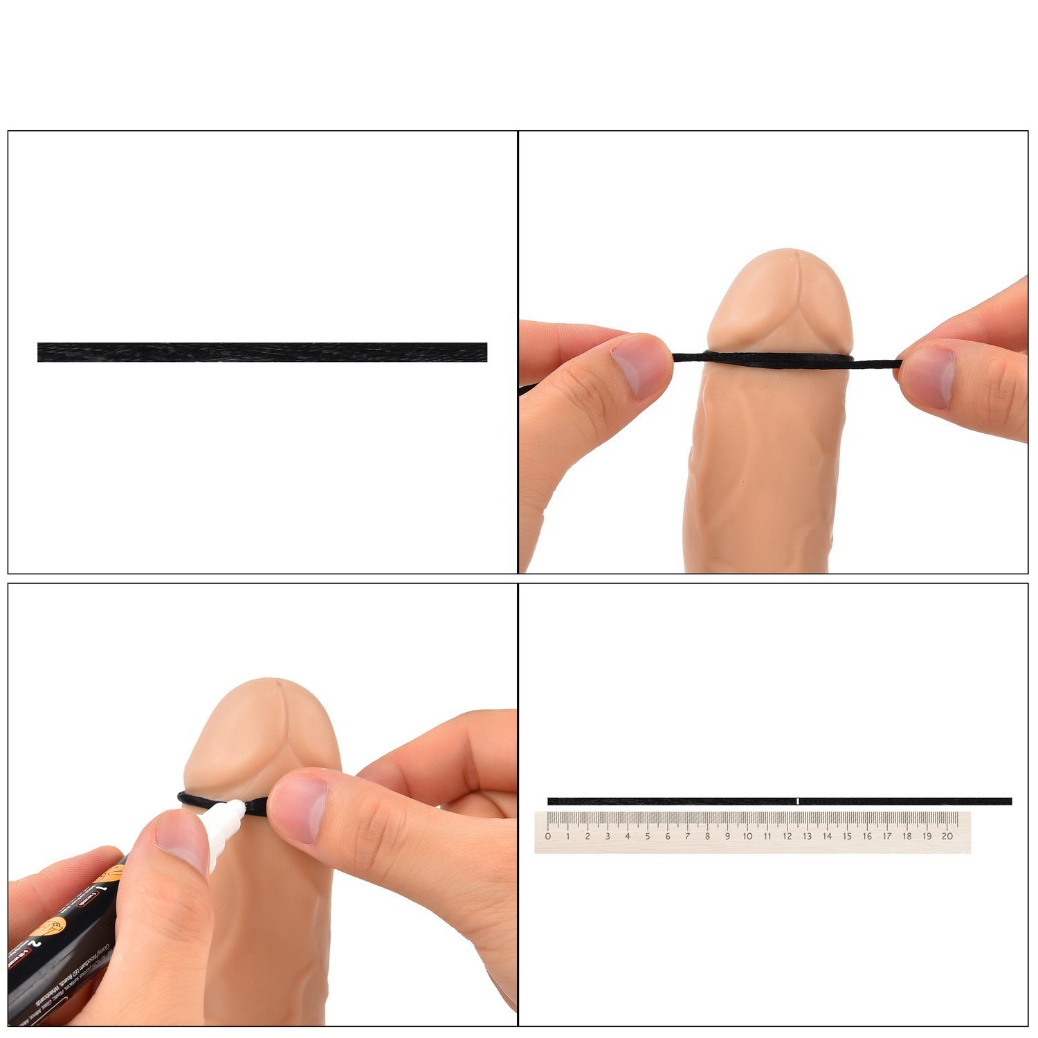 Greenpinecone® Ø 27 - 30cm Metall Penis Ring für die Behandlung von Vorhaut mit einem Magnet