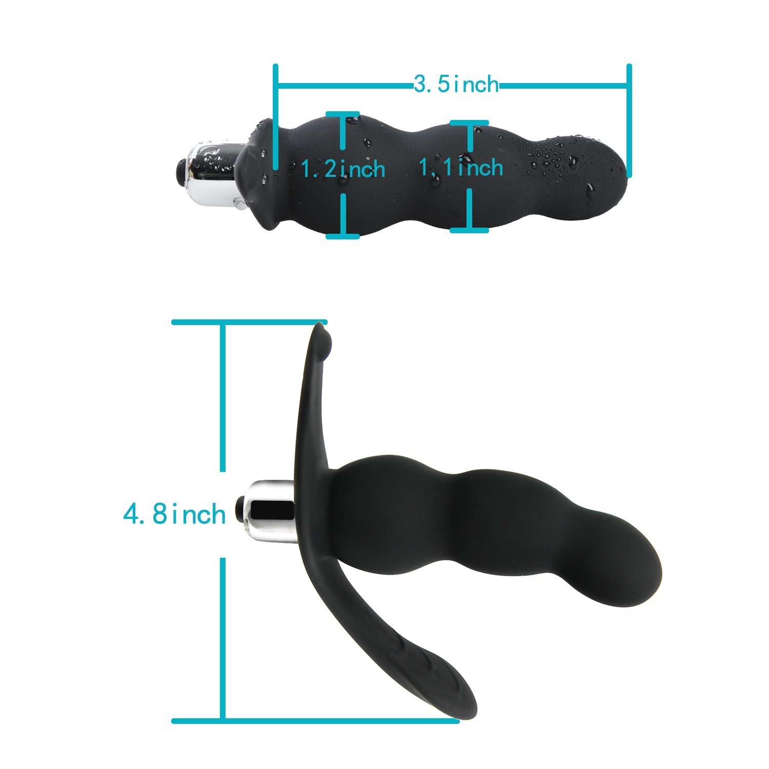 Greenpinecone Silikon Prostata Massager Mit Perineum Massage,Anal vibrator butt plug