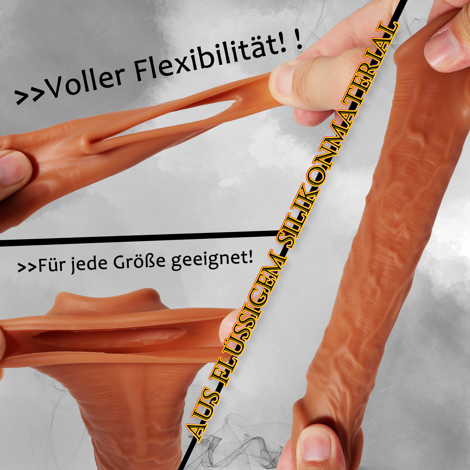 Greenpinecone Realistische Dildos Penis Sleeve kann Penisverlängerung