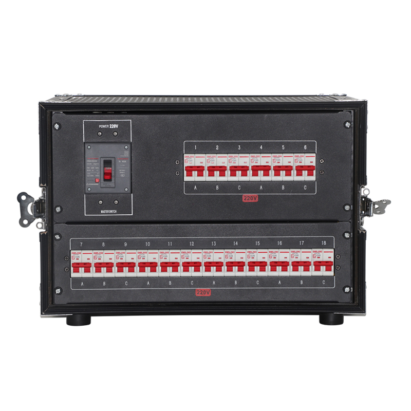 32A 5Pin Input Power Distribution Box – 3-Way 220V 19Pin Socapex Output Distro Equipment