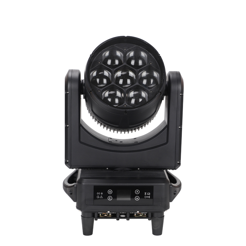 N-12 DJ Show Waterproof 7X60w Bee Eye Rgbw 4in1 Zoom Led Wash Moving Head Stage Lights