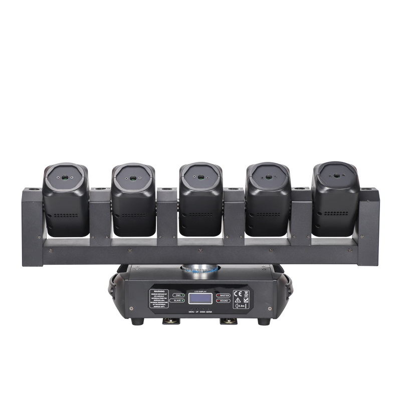 Full-Color RGB Multi-Head 5x5W Moving Head Laser Stage Light for DJ KTV Club Event