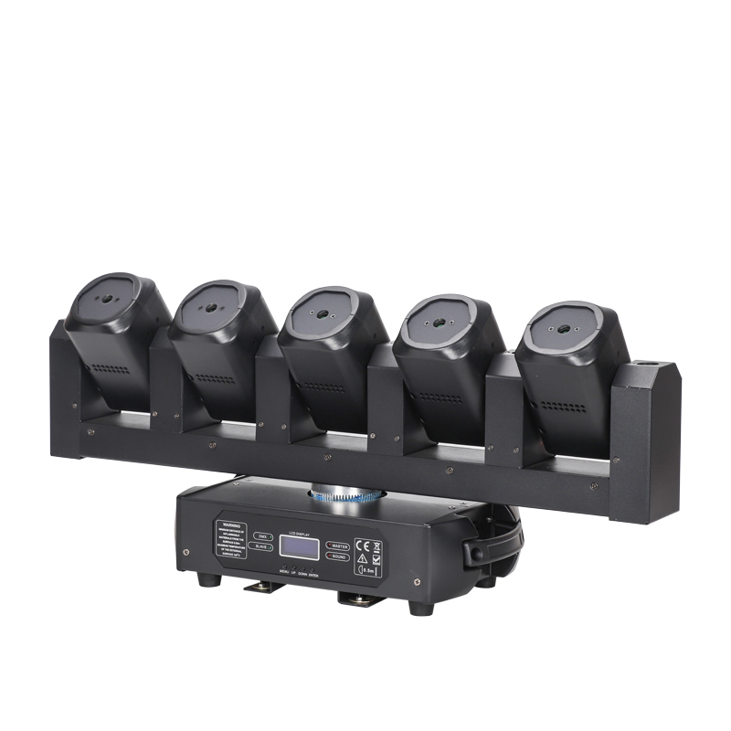 Full-Color RGB Multi-Head 5x5W Moving Head Laser Stage Light for DJ KTV Club Event