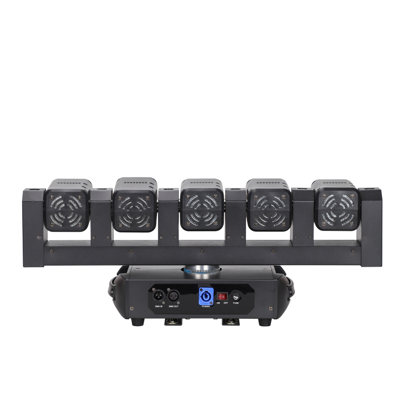 Full-Color RGB Multi-Head 5x5W Moving Head Laser Stage Light for DJ KTV Club Event