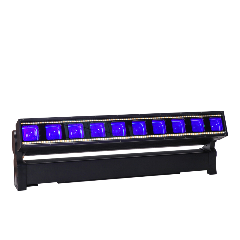 IP65 10x60W Zoom Pixel Beam Bar Moving Head Light with RGBW Backlight for DJ KTV Nightclubs