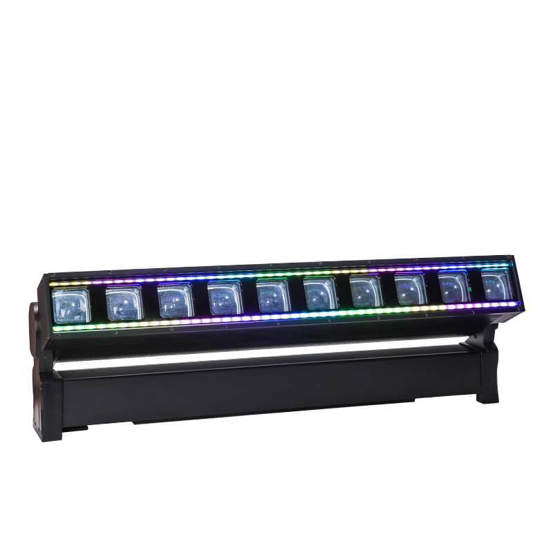 IP65 10x60W Zoom Pixel Beam Bar Moving Head Light with RGBW Backlight for DJ KTV Nightclubs