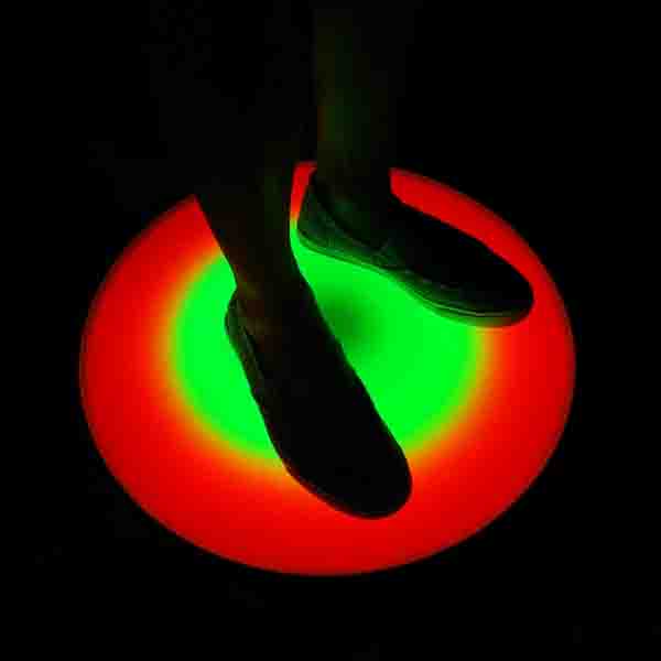 O-6 Wedding Party  KTV  Music 50CM  Rounded Interactive Dance Floor Stage Lights