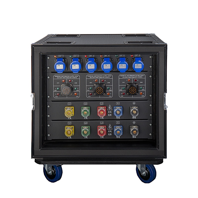 DJ 6 Road 16A Waterproof Output 3 Road 19 Pin Power Box Distributor