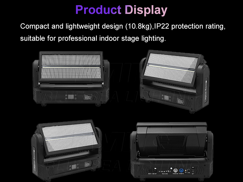 Outdoor LED par light with 10 to 60 degree zoom range