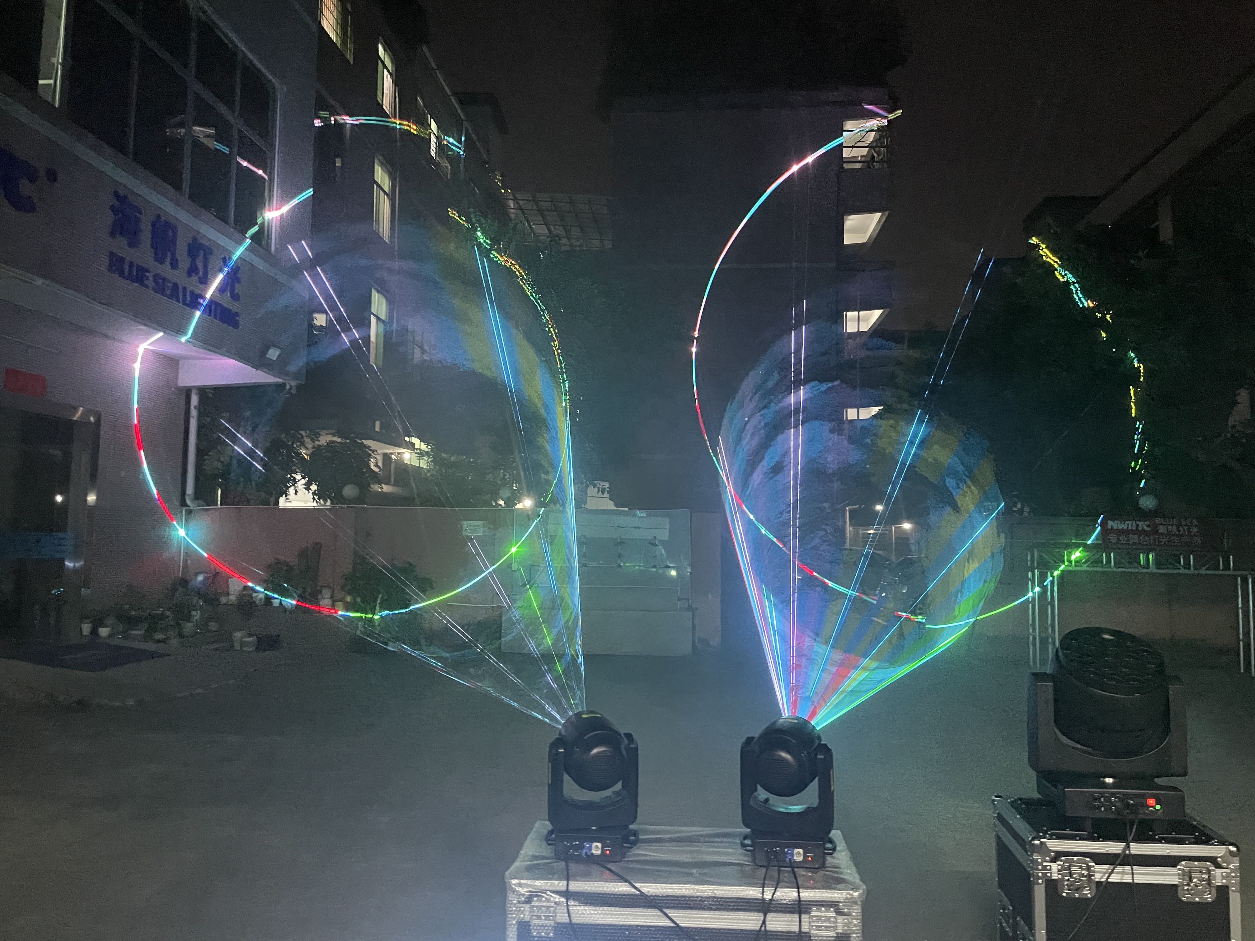 10W Rainbow Moving Head LED Laser Light