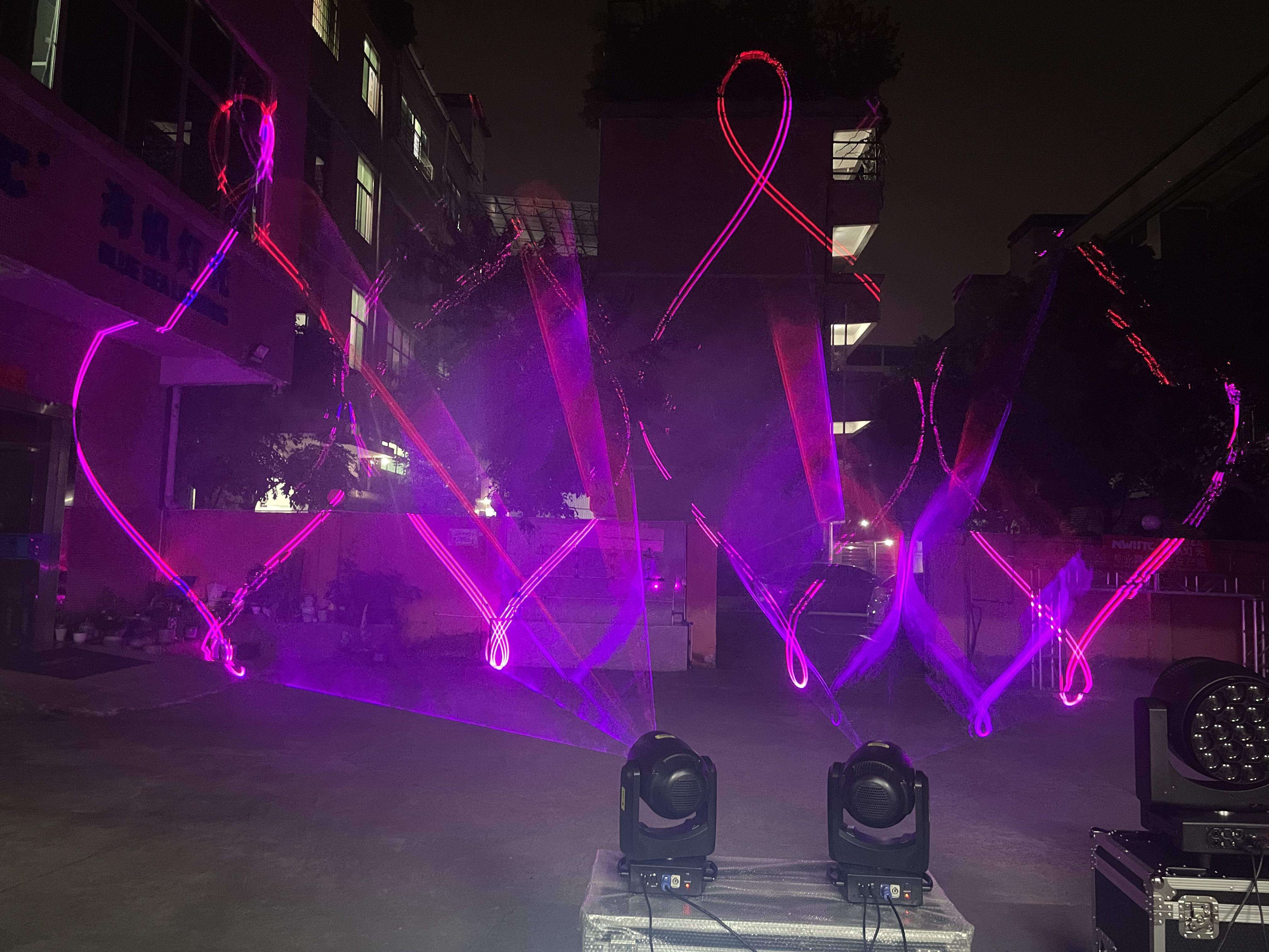 10W Rainbow Moving Head LED Laser Light