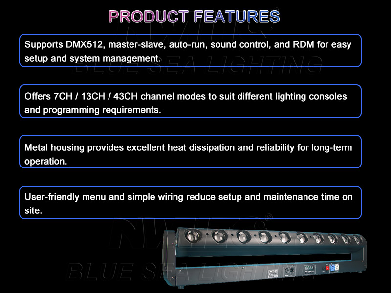 RGBW Pixel Matrix Moving Head Stage Light