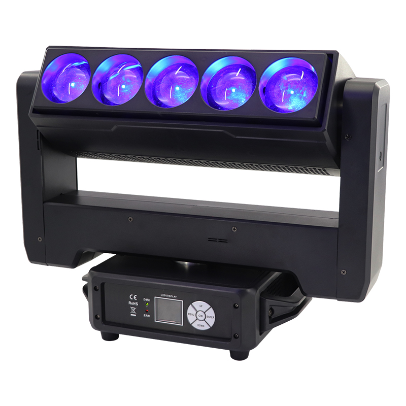 5x60W RGBW Pixel Beam Moving Head Light with Strobe