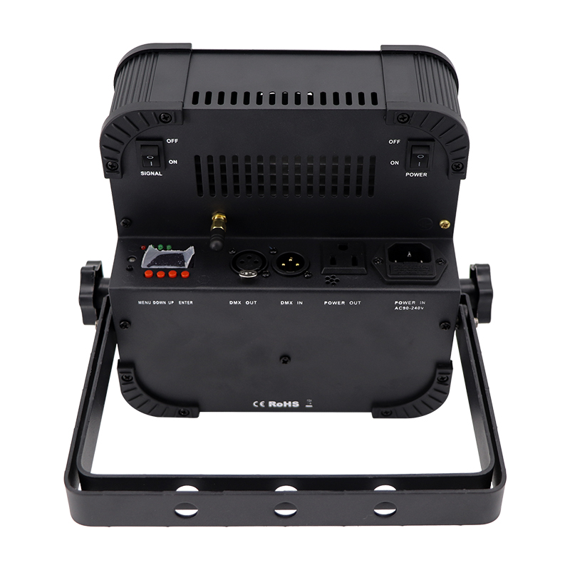 18W RGBWA UV 6in1 Wireless LED Par Light 9pcs Battery Powered Uplights Spotlights for Hotel Application