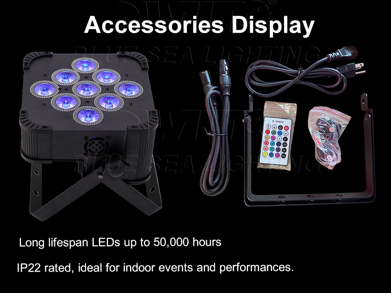 IR remote controlled LED uplight PAR