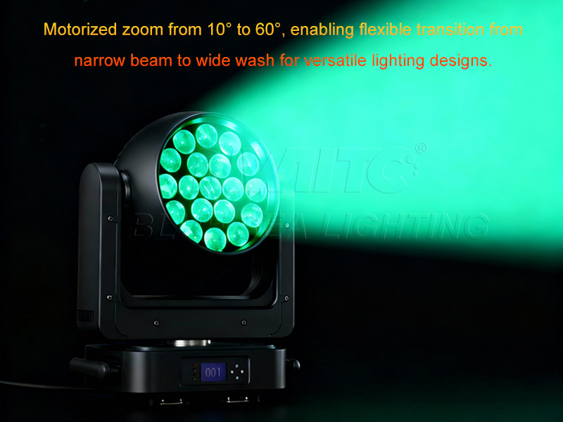 High brightness LED Beam Wash Zoom Stage Light