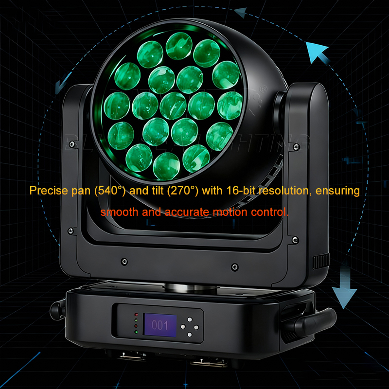 Compact LED Moving Head Light for DJ and Theatre
