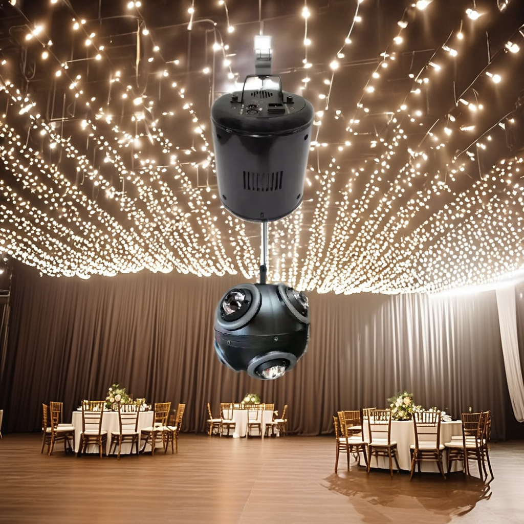 K-2 DJ Club Disco Night Club Wedding 3m Height Rgb Lifting Kinetic Ball LED Football Stage Lights