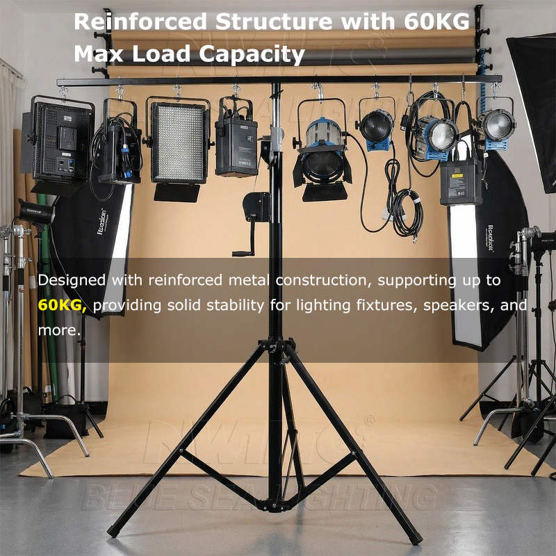 Stage light stand for concerts and performances