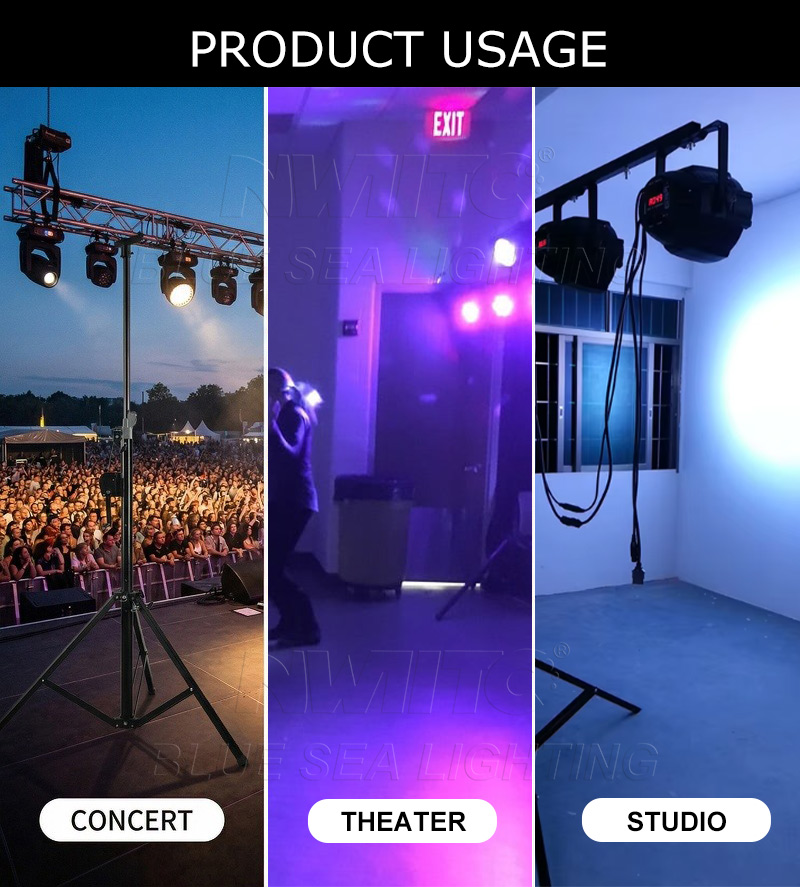 Tall adjustable light stand for studio lighting