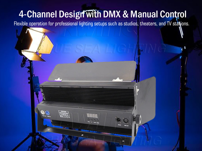 High CRI 200W White LED Panel Light for Video Shooting