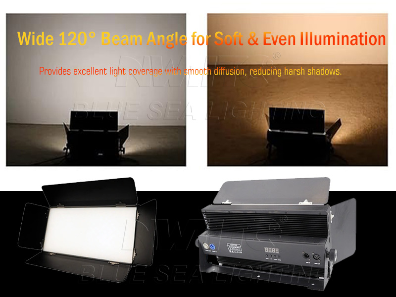 Adjustable Color Temperature 200W LED Panel Studio Light