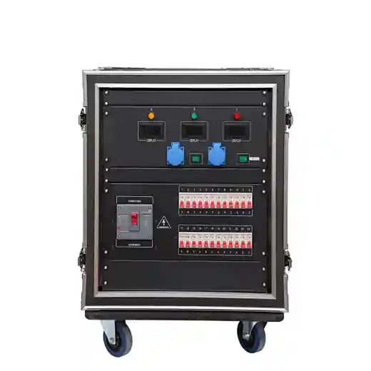 24-Channel 20A American Edison Plug Power Distributor with Camlock In and Out
