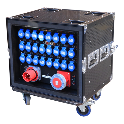 24 Road 16A CEE Industrial Output 63A 5PIN Input & Output Power Distributor
