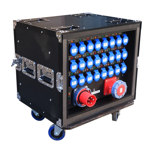 24 Road 16A CEE Industrial Output 63A 5PIN Input & Output Power Distributor