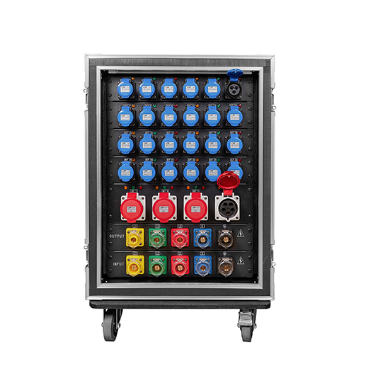 24 Road 16A Waterproof CEE 3pin +4 Road 32A CEE 5pin Output Power Distribution Box