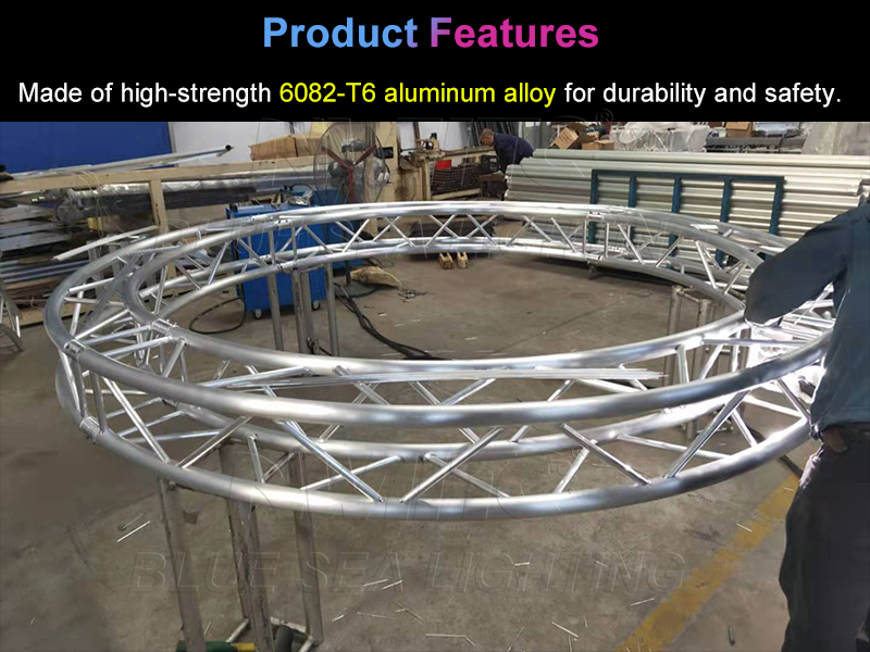 1m circle truss 50mm main tube 2.0mm thickness
