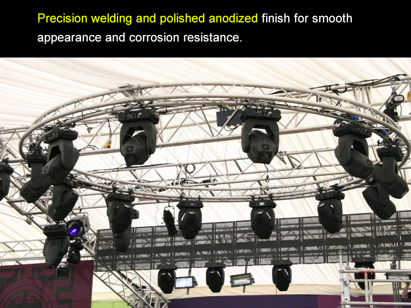 290mm square truss with 50mm main tube