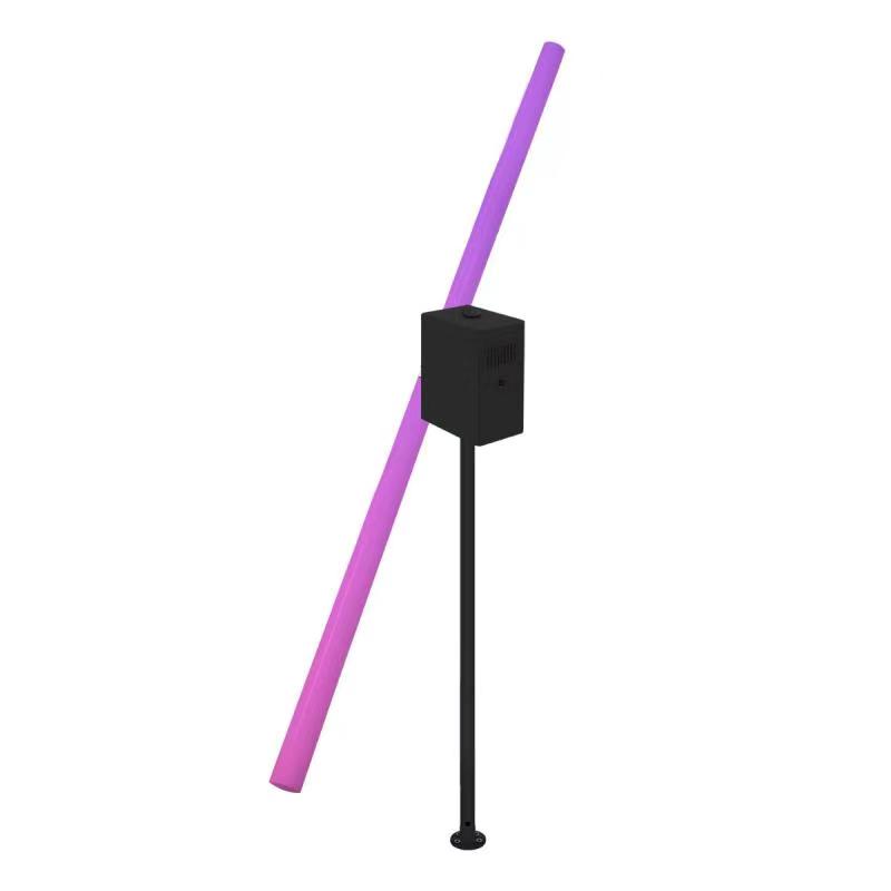 Live Show  DJ Club 1.2  Meter 360 Degree Rotating Colorful LED Pixel Bar