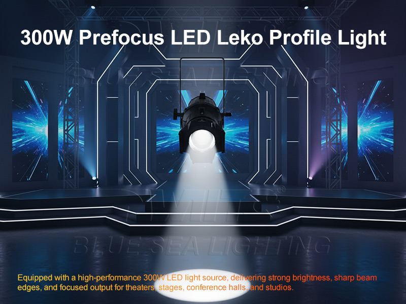 300W LED Leko Profile Stage Light