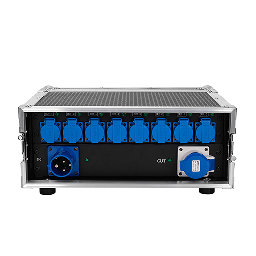 Europe Output 32A 3pin in & Out 8 Road 16A Waterproof Power Distribution Equipment for Distributor Boxes