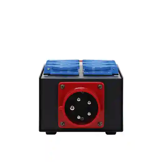 32A 5pin In And Out 6 Road 16A Waterproof Europe Output Power Distro