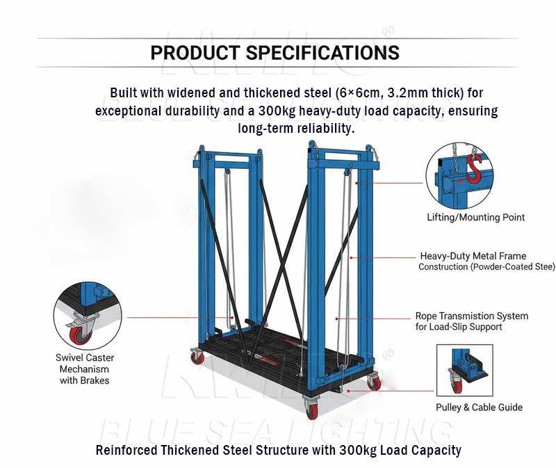 Industrial electric lifting platform