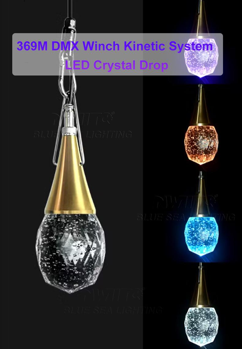 3m DMX LED Crystal Drop