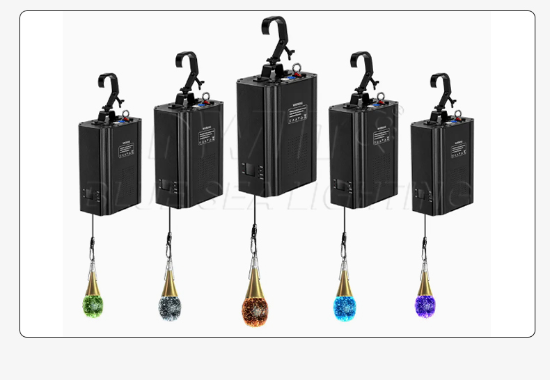 9m RGBW Crystal Drop Lamp