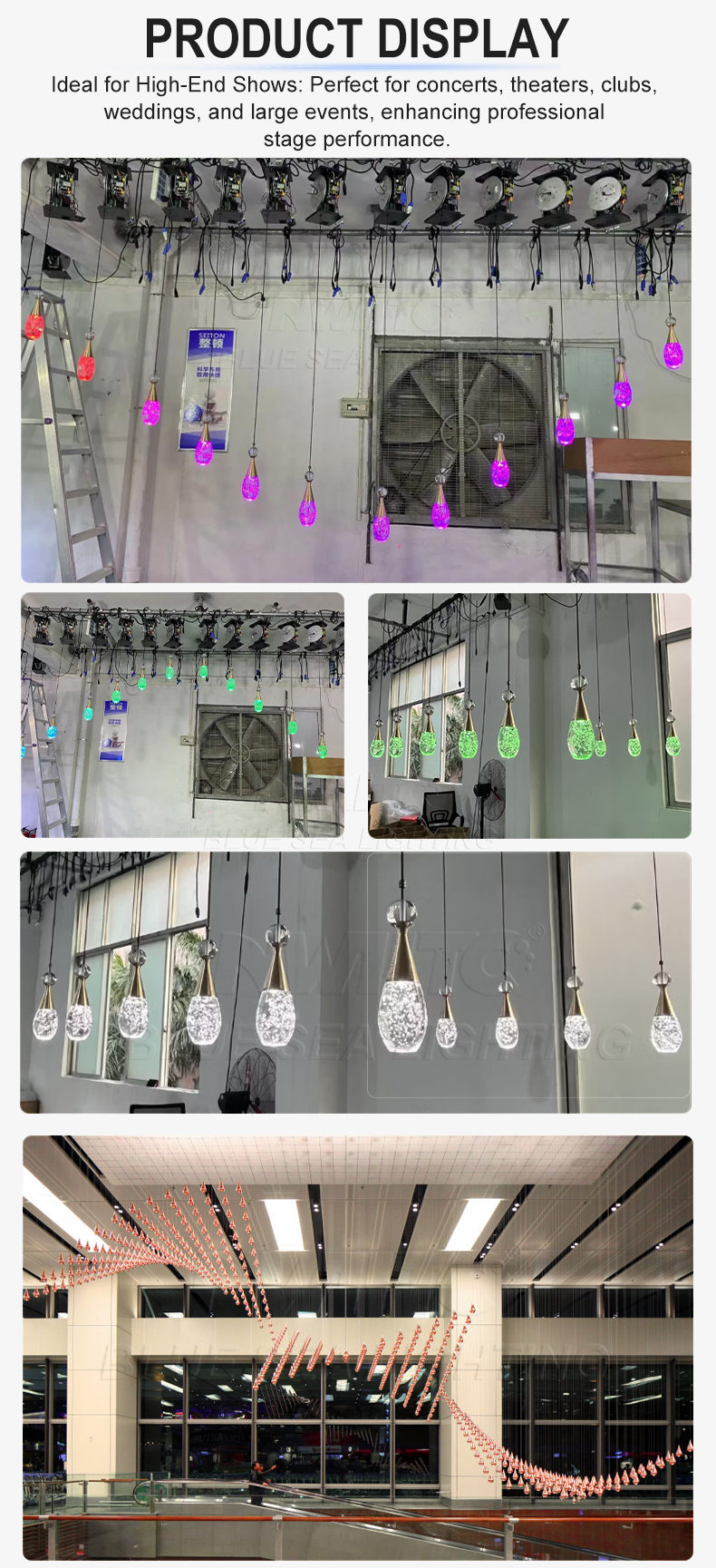 Kinetic System LED Drop Ball