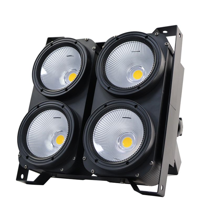 A-2 Four Eye 4x100W White Cob Stage Audience LED Matrix Light DMX Blinder Stage Lights