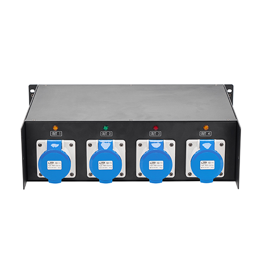 4 Road CEE 32A 3Pin Ouput 32A 5 Pin Input And Output Power Distro