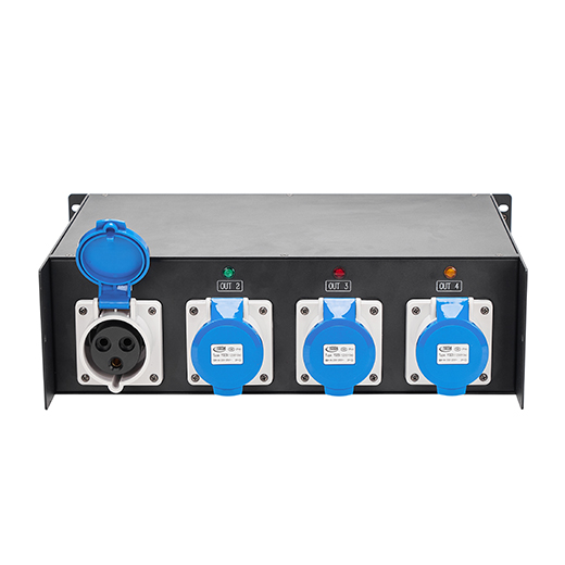 4 Road CEE 32A 3Pin Ouput 32A 5 Pin Input And Output Power Distro