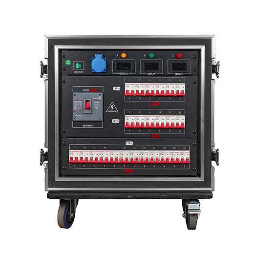 4ch 19pin 208V + 4ch Edison 120V 400A Camlock In/Out Power Distribution