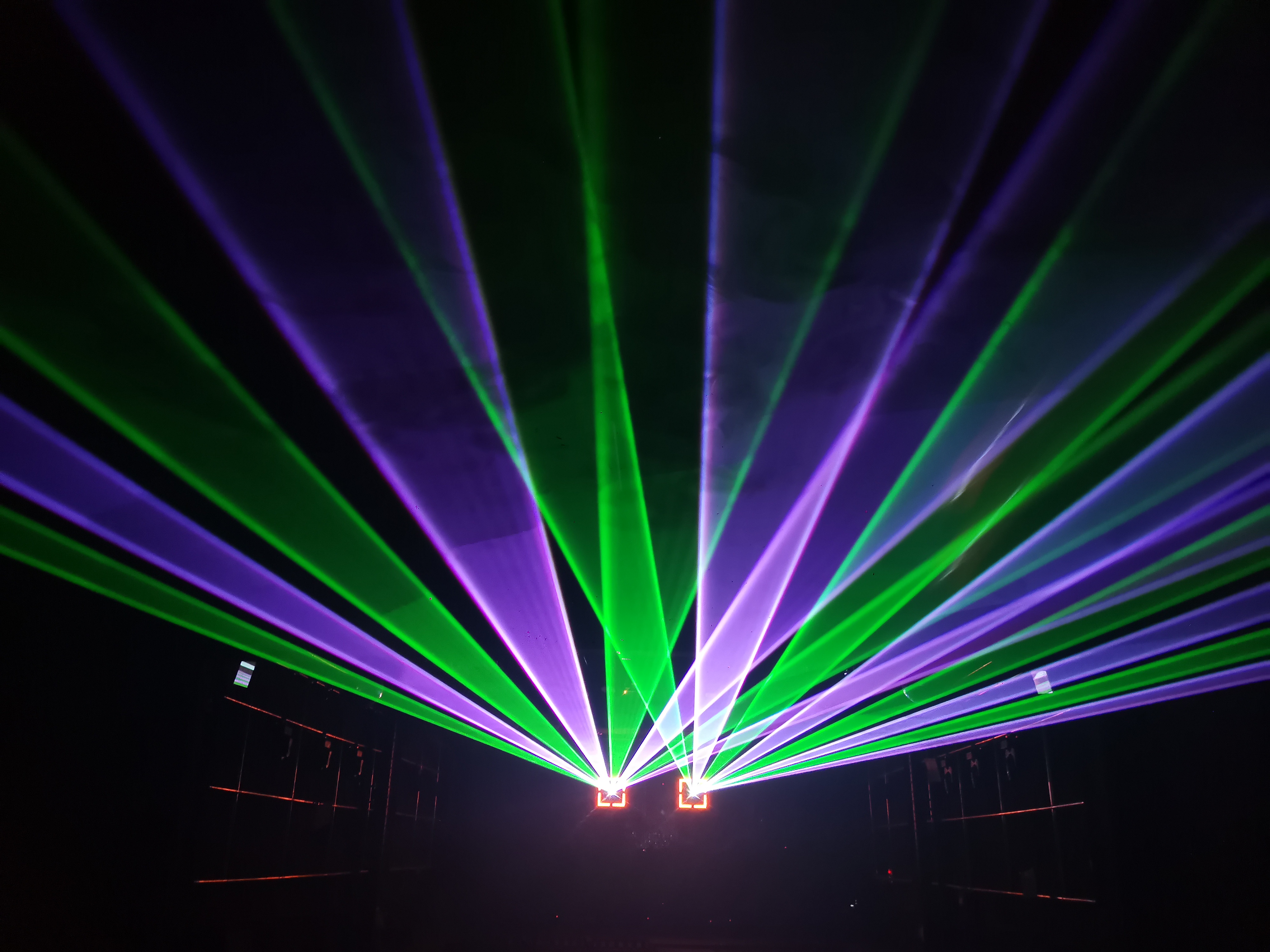 Bar Club Dj Disco Show 20W RGB Full Color Magic Cube Laser Light