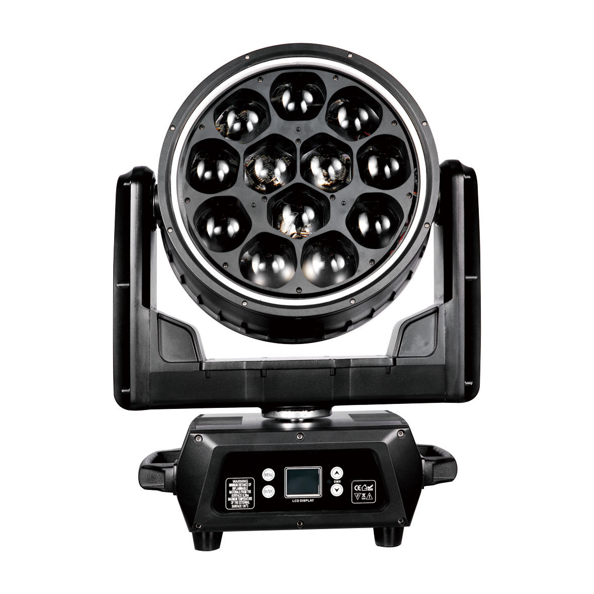 O-37 Outdoor 12X40w Rgbw 4in1 Pixel Control Zoom Led Wash Moving Head Stage Lights