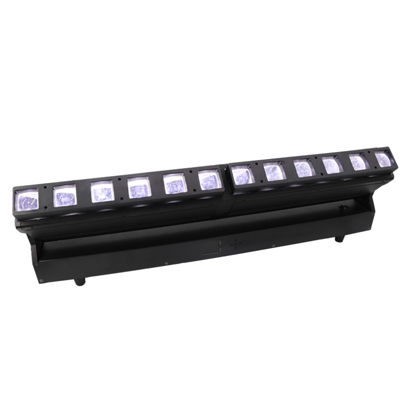 12pcs 40w Zoom Pixel Beam Bar LED Moving Head Light DMX512 Control Aluminum Body IP20 Rating for Club Disco Dj Bar Stage